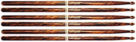 Promark TX5AW-FG FireGrain Classic 5A Drumsticks, Oval Tip TX5AW-FG-3