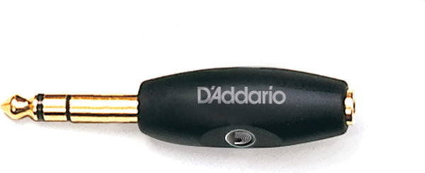 D'Addario PW-P047E 1/4 inch TRS Male to 3.5mm TRS Female Adapter