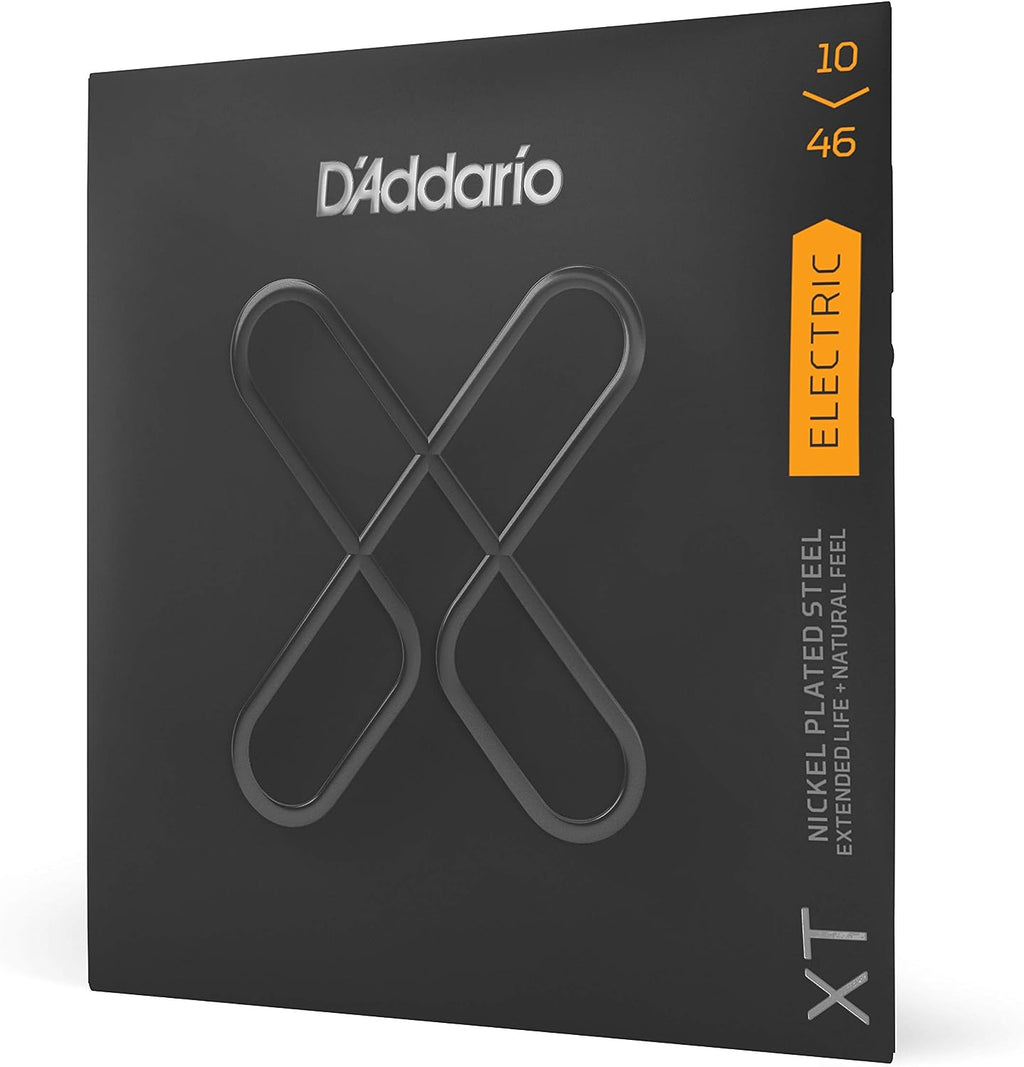 D'Addario XTE1046 XT Nickel Wound Electric Guitar Strings - .010-.046 Regular Light