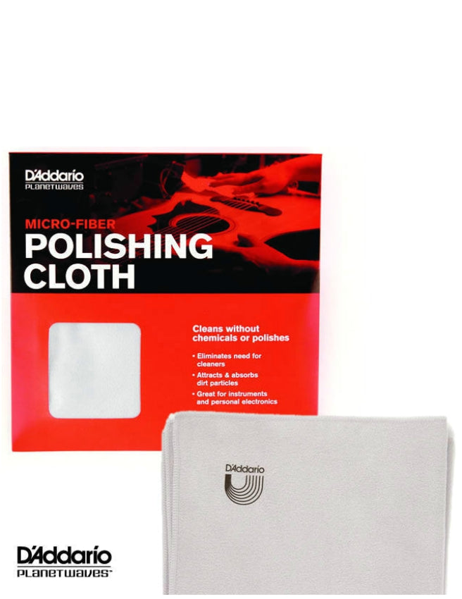 D'Addario Accessories Micro-Fiber Polish Cloth,PW-MPC