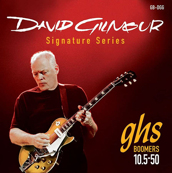 GHS GB-DGG Guitar Boomers David Gilmour Signature Electric Guitar Strings - .0105-.050 Red